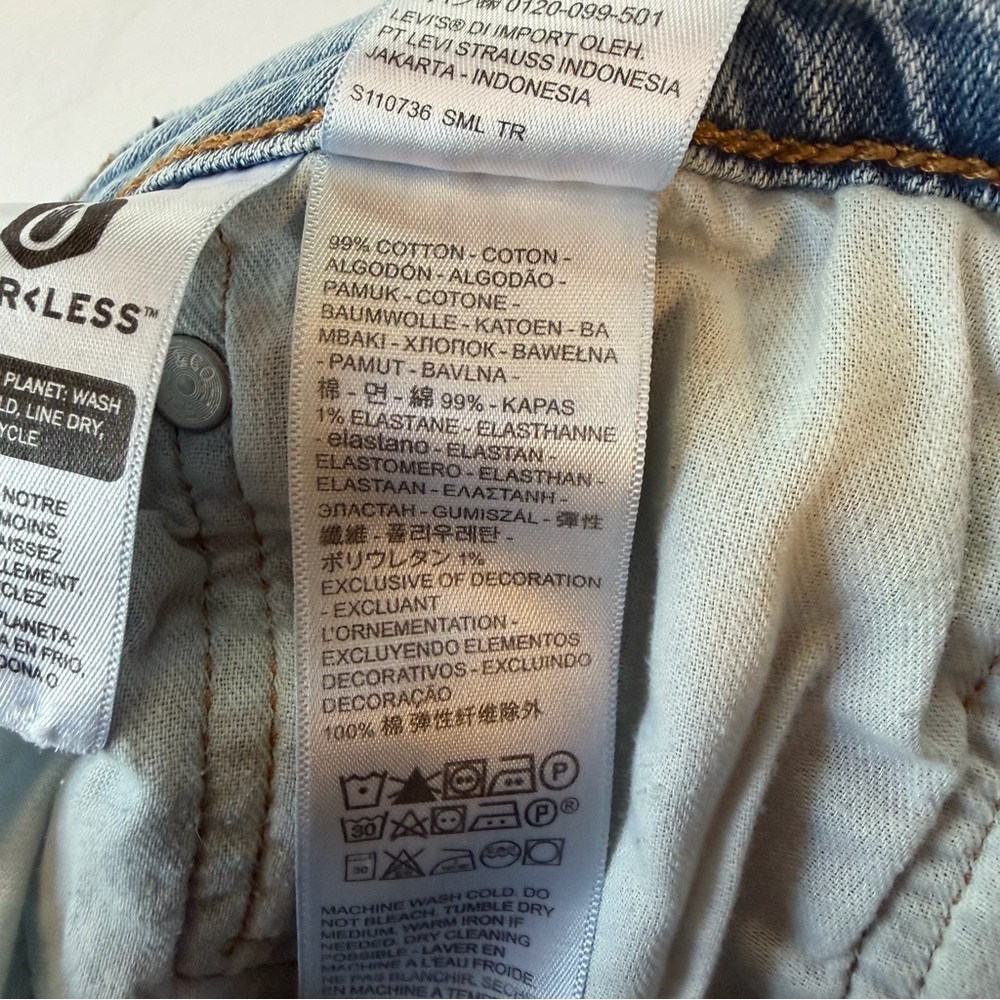 Men’s Levi’s 511 Jeans Size 36x36 Light Blue Washed - Picture 9 of 9